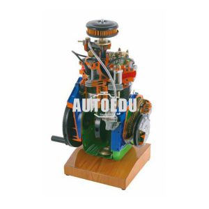 2 Cylinders Petrol Engine Cutaway Model AE35230