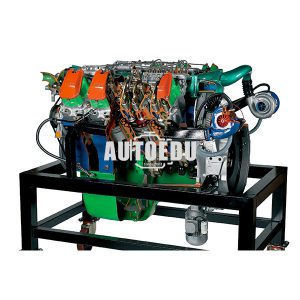 8V Cylinders Turbo Diesel Engine For Truck IVECO Turbostar 190-38 Cu.cm cutaway model AE36084E