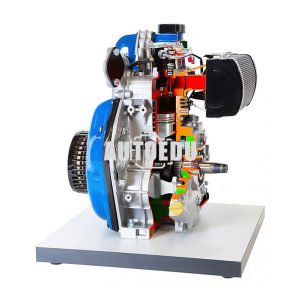 [:vi]Mô hình cắt bổ Động cơ diesel 4 thì xi lanh đơn làm mát bằng không khí AE36120[:en]Single-cylinder 4 Stroke Diesel Engine Air Cooled cutaway model AE36120[:]