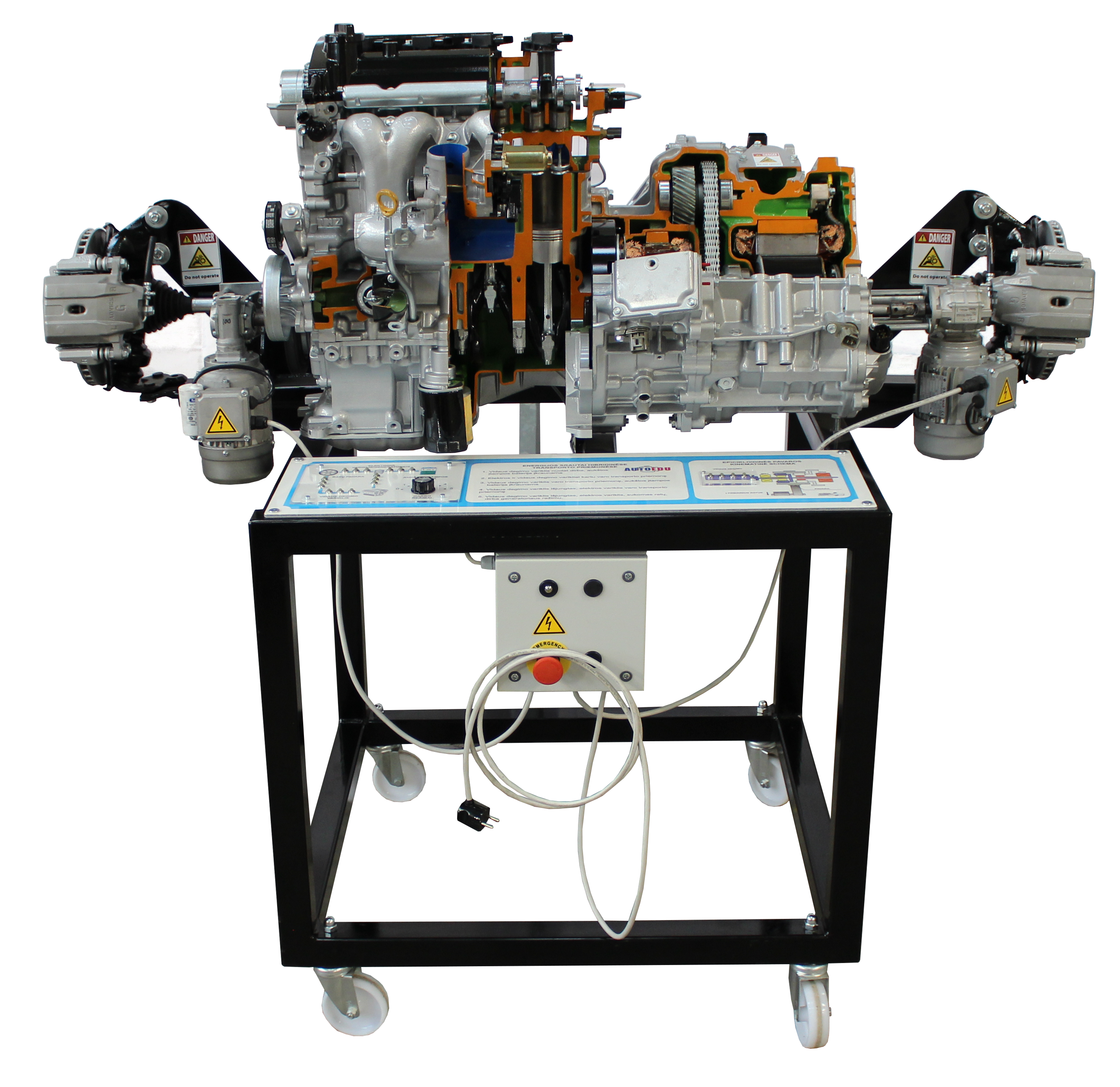 [:en]Hybrid system petrol/electric system cutaway Educational Trainer AE34501WM AutoEDU[:]